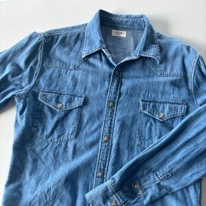Celine Men’s Denim Western Shirt - Size M